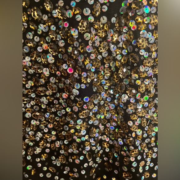 Black Sequin Homecoming or Prom Dress - Size 12 - Picture 4 of 7